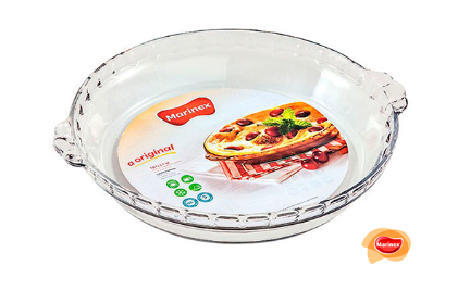 LARGE FLUTED PIE DISH 11.13 1.6LTRS