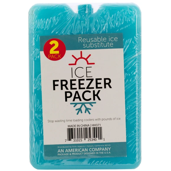REUSABLE ICE FREEZER PACK SET