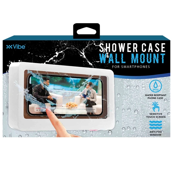 SHOWER CASE FOR SMARTPHONE WALL MOUNT