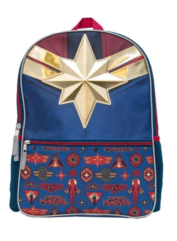 CAPTAIN MARVEL RED /BLUE BACKPACK