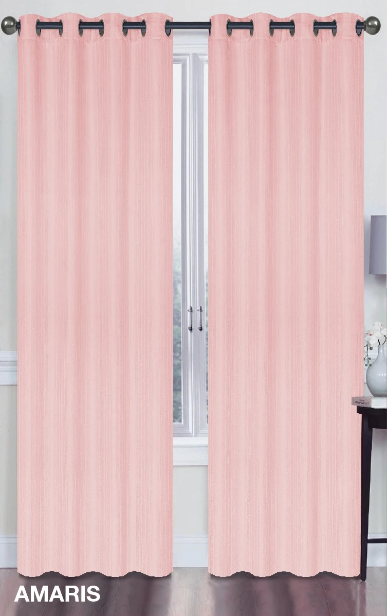 JACQUARD SOLID GROMMET PANEL CURTAIN