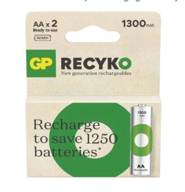GP RECYKO RECHARGE AA 1300MAH