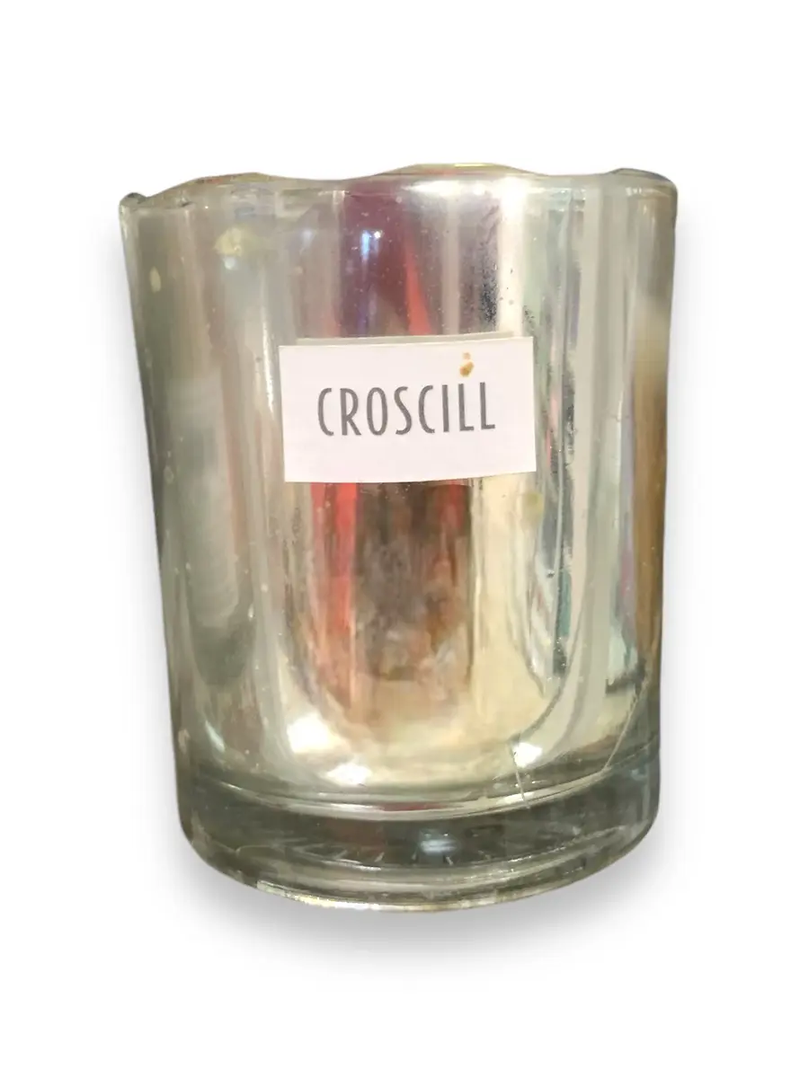 HD ROUND VOTIVE ONA SILVER HOLDER