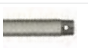 18" BRUSHED NICKEL DOWNROD REVOLUTIONS