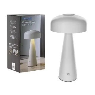 28CM TOUCH TABLE LAMP LED METAL - WHITE