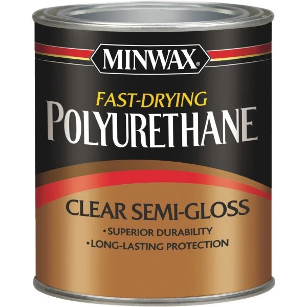 Satin Fast-drying Interior Polyurethane, 1 Quart - Oil-based Clear Finish