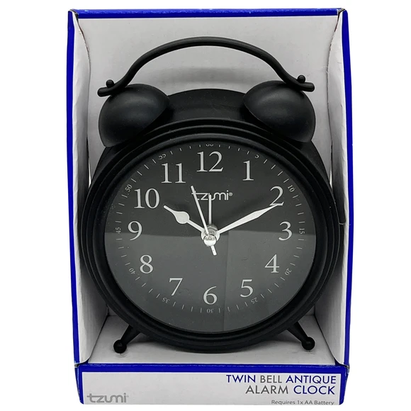TZUMI TWIN BELL ALARM CLOCK