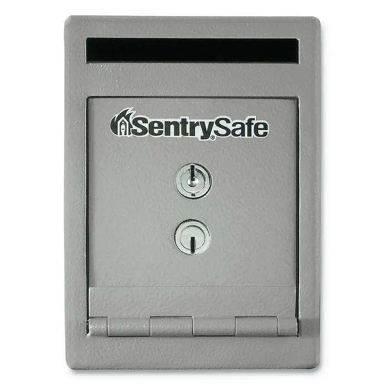 Uc025k Under Counter Safe, 0.23 Cubic Feet, 6 X 12.3 X 8.5 Inches, Silver