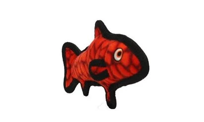Tuffy's Sea Creature Trout Dog Toy Red