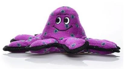 Tuffy's Sea Octopus Dog Toy Purple