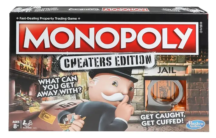 Monopoly Cheaters Edition Game Age 8+