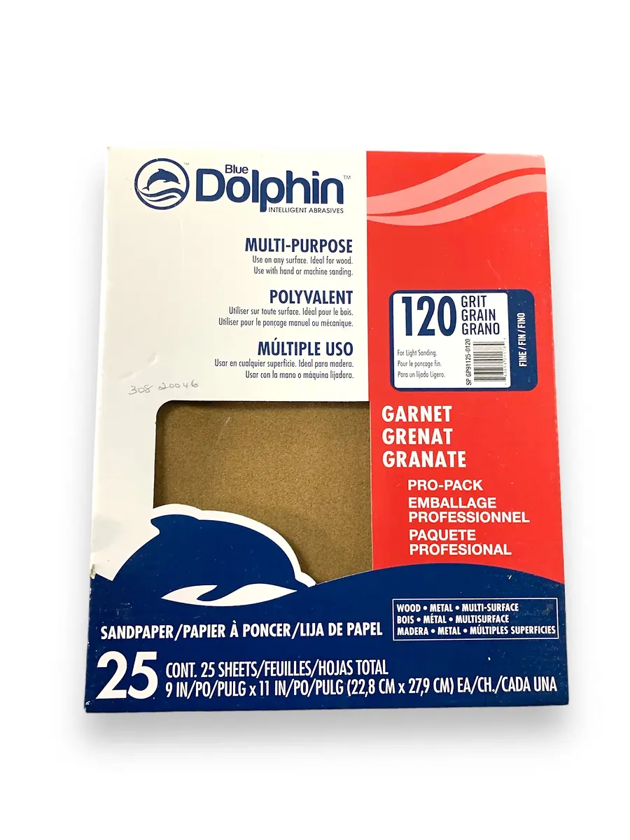 MULTI PURPOSE SANDPAPER 120GRIT