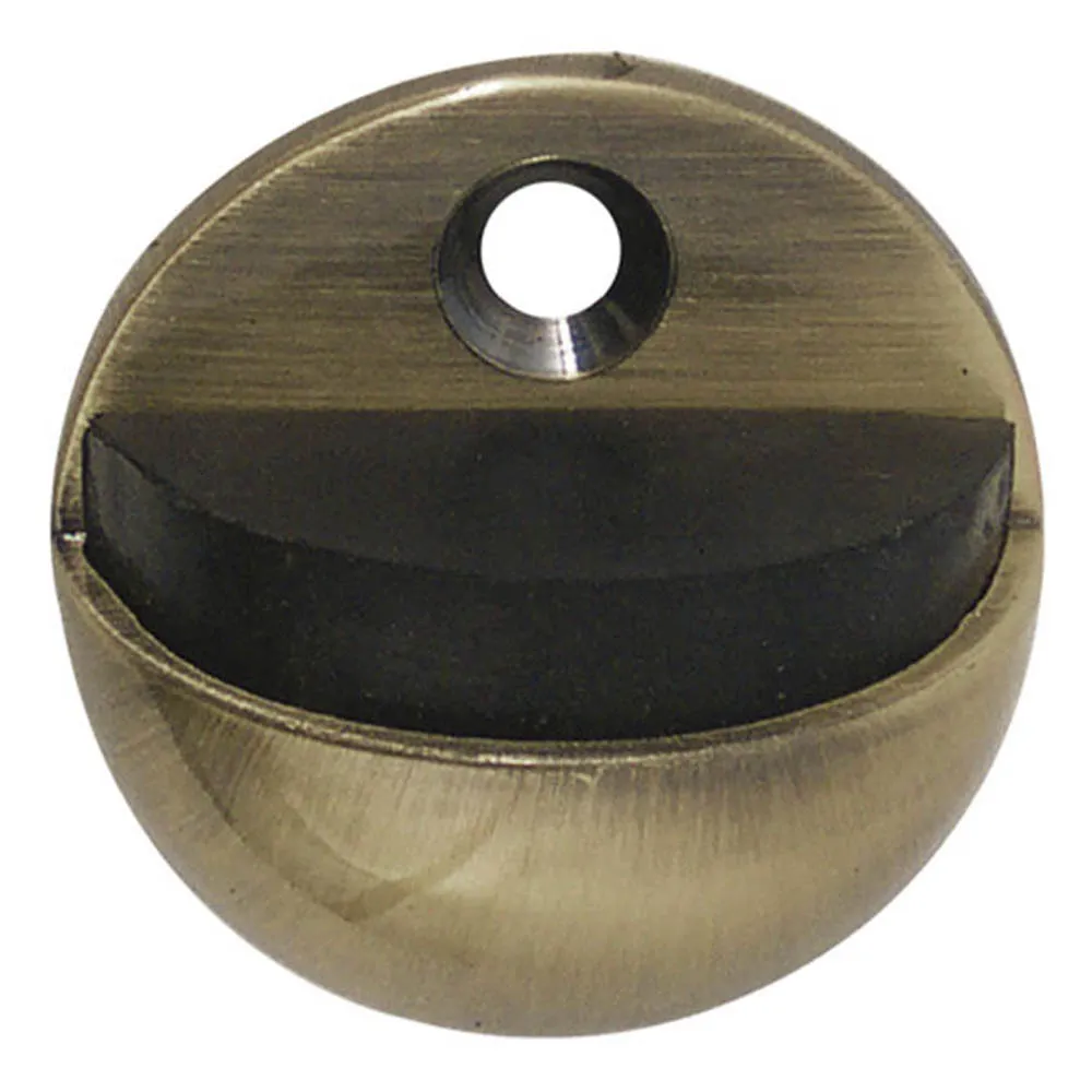 DOOR STOP - ANTIQUE BRASS