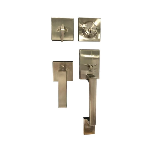 SINGLE CYLINDER ENTRANCE LOCKSET SATIN