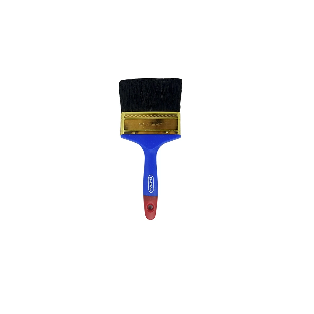 4" PRO BRUSH NATURAL BRISTLE PLASTIC
