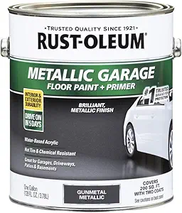 GUNMETAL GARAGE FLOOR PAINT GALLON