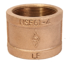 LF 3/8 BRASS COUPLING