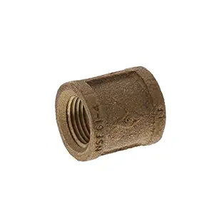 LF 1/2 BRASS COUPLING