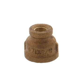 LF 3/8X1/4 BRASS RED COUPLING
