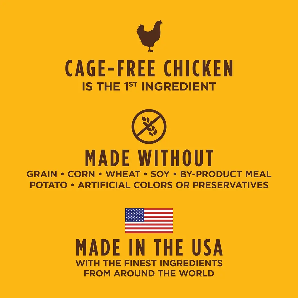 Original Grain-Free Real Chicken Recipe Dry Recipe Dog Food 22.5 lb