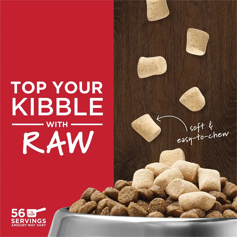 Raw Boost Mixers Beef Recipe Freeze-Dried Dog Food Topper 6 oz
