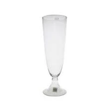 CLEAR GLASS VASE
