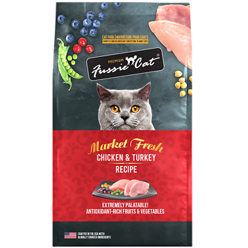 Market Fresh Chicken & Turkey Recipe Dry Cat Food 10 lb