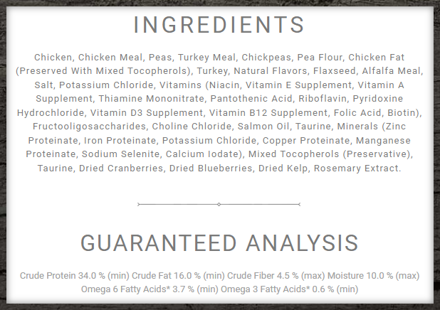 Market Fresh Chicken & Turkey Recipe Dry Cat Food 3.5 lb