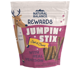 Rewards Jumpin' Stix with Real Venison Soft & Chewy Dog Treats 4 oz