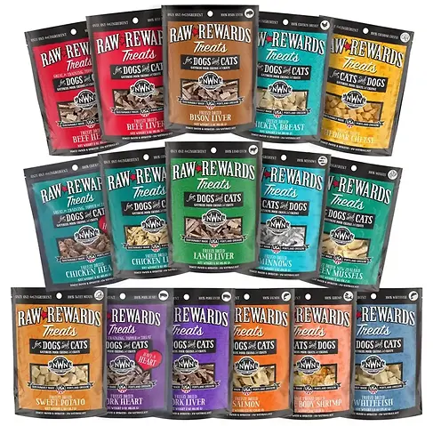Raw Rewards Freeze-Dried Shrimp Treats for Dogs & Cats 1 oz