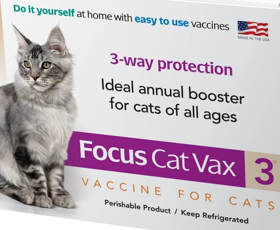 Focus Cat Vax 3 with Syringe 3-Way Single Dose