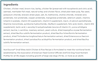 Small Bites Chicken & Rice Recipe with Wholesome Grains Dry Dog Food 12 lb