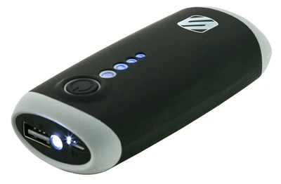 Portable Back Up Battery with Emergency Flashlight 4400Mah