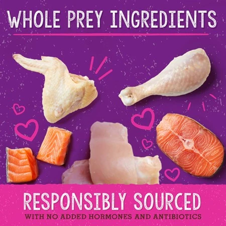 Dinner Morsels Yummy Lickin’ Salmon & Chicken Recipe Freeze-Dried Raw Cat Food 8 oz