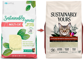 Plant Based Mixed-Grain Formula Clumping Cat Litter 26 lb