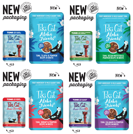 Tiki Cat Aloha Friends Variety Pack Wet Cat Food Pouches 3 oz | 12 Pack