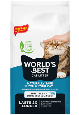 Multiple Cat Lotus Blossom Scent Clumping Litter 28 lb