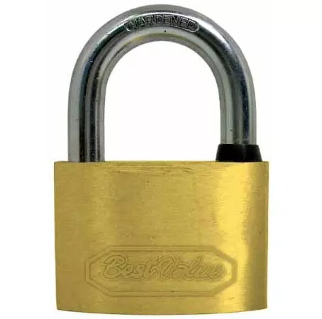 20MM REG SHACKLE BRASS PADLOCK