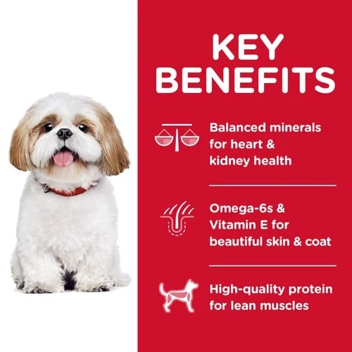 Adult 7+ Small Bites Chicken Meal, Barley & Rice Recipe Dry Dog Food 15 lb