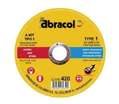 ABRACOL DISC - 4 1/2X3/64X7/8 - METAL/STAINLESS STEEL