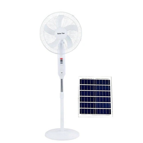 FAN 16" STAND ALONE SOLAR WHITE