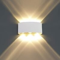 EXTERIOR LED WALL LIGHT 6W - WHITE