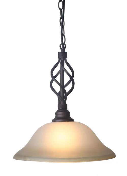 DECOR HANGING CEILING 60W WHITE GLASS