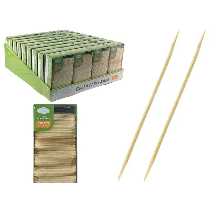 S/1500PC BAMBOO COCKTAIL PICKS