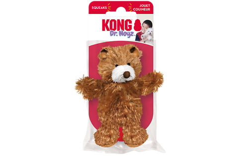 Dr. Noyz Teddy Bear Dog Toy X-Small Brown