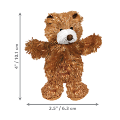 Dr. Noyz Teddy Bear Dog Toy X-Small Brown