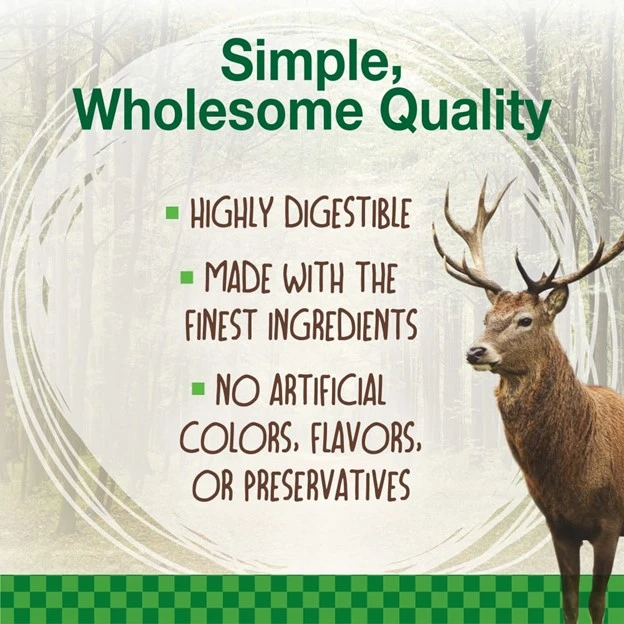 Healthy Edibles WILD All-Natural Long Lasting Chew Treat with Real Venison Large/Giant | Up to 50 lbs