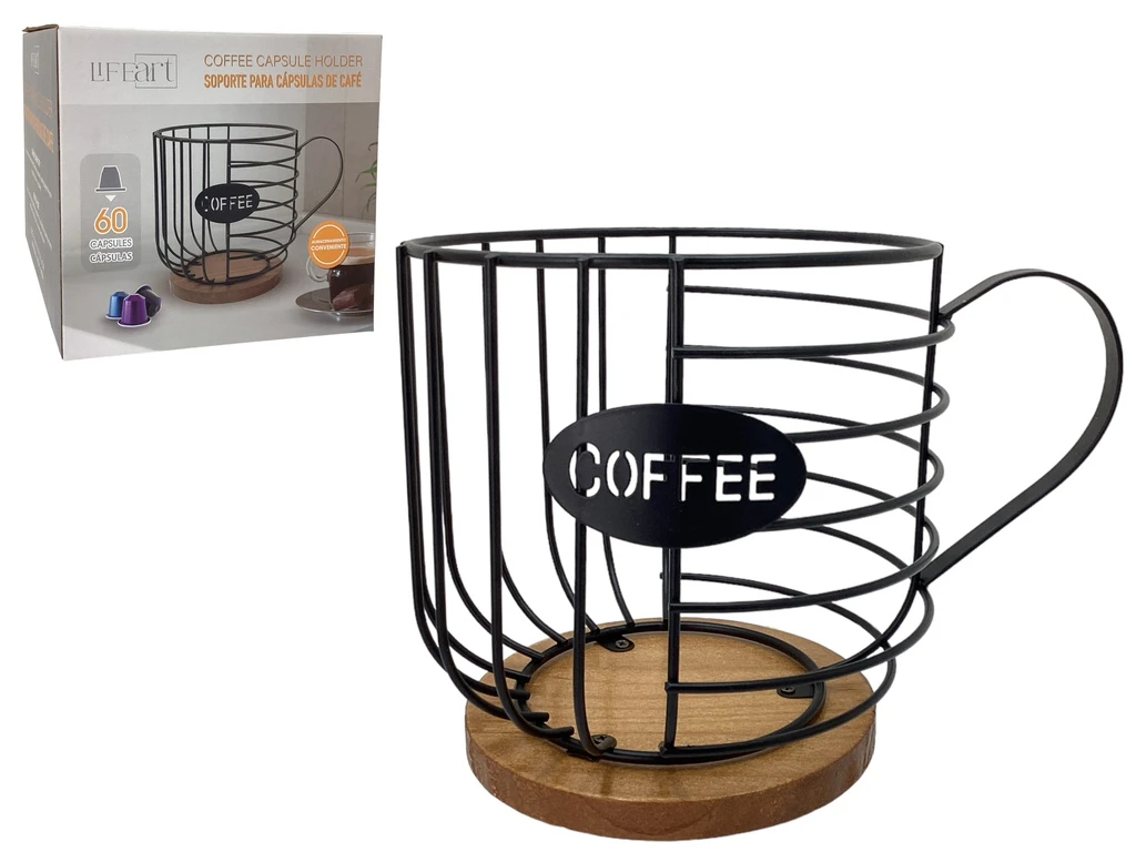 METAL COFFEE CAPSULE HOLDER