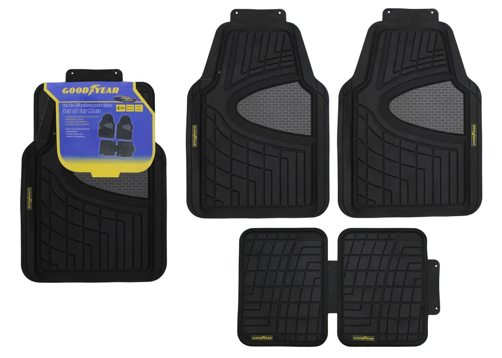 CAR MAT 4 PIECE - BLACK