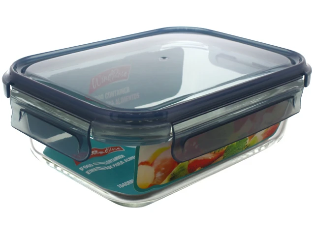 RECTANGULAR GLASS FOOD CONTAINER - 1040ML